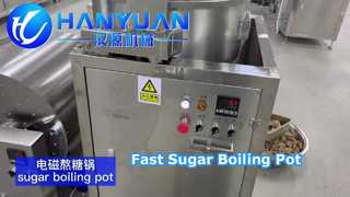 Electromagnetic heating sugar boiling pot
