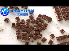 Making Almond Toffee Use Hanyuan Snack Bar Cutting Machine