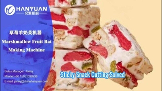 Marshmallow Nougat Snowflake Crisps Cutting Machine
